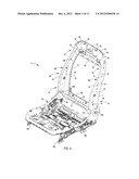 VEHICLE SEAT BACK MEMBER diagram and image