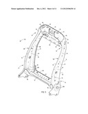 VEHICLE SEAT BACK MEMBER diagram and image