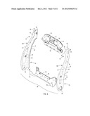 VEHICLE SEAT BACK MEMBER diagram and image