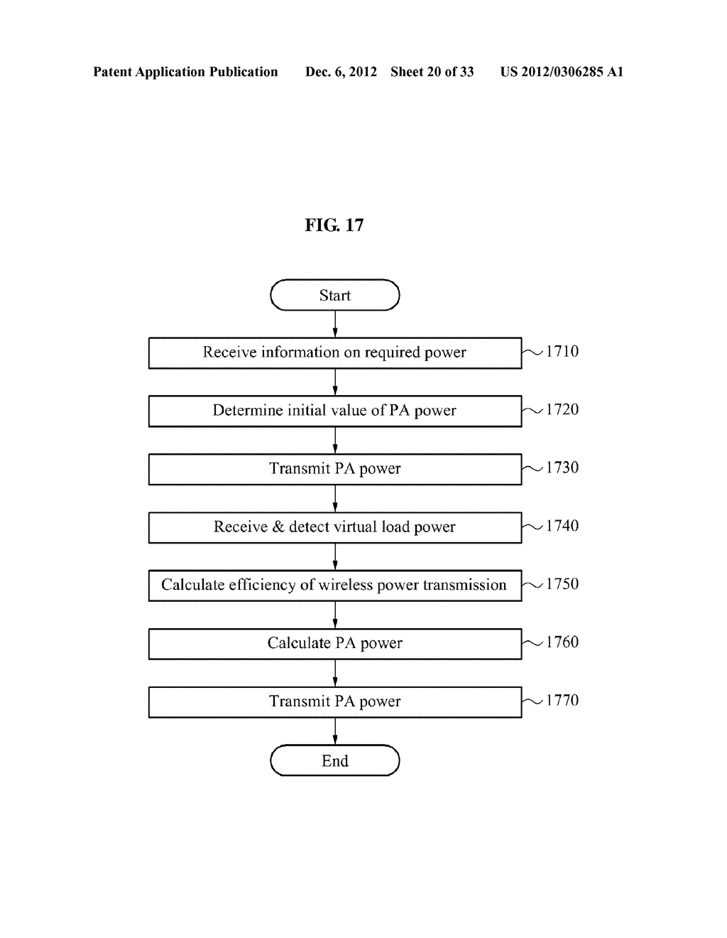 METHOD AND APPARATUS FOR DETECTING EFFICIENCY OF WIRELESS POWER     TRANSMISSION - diagram, schematic, and image 21