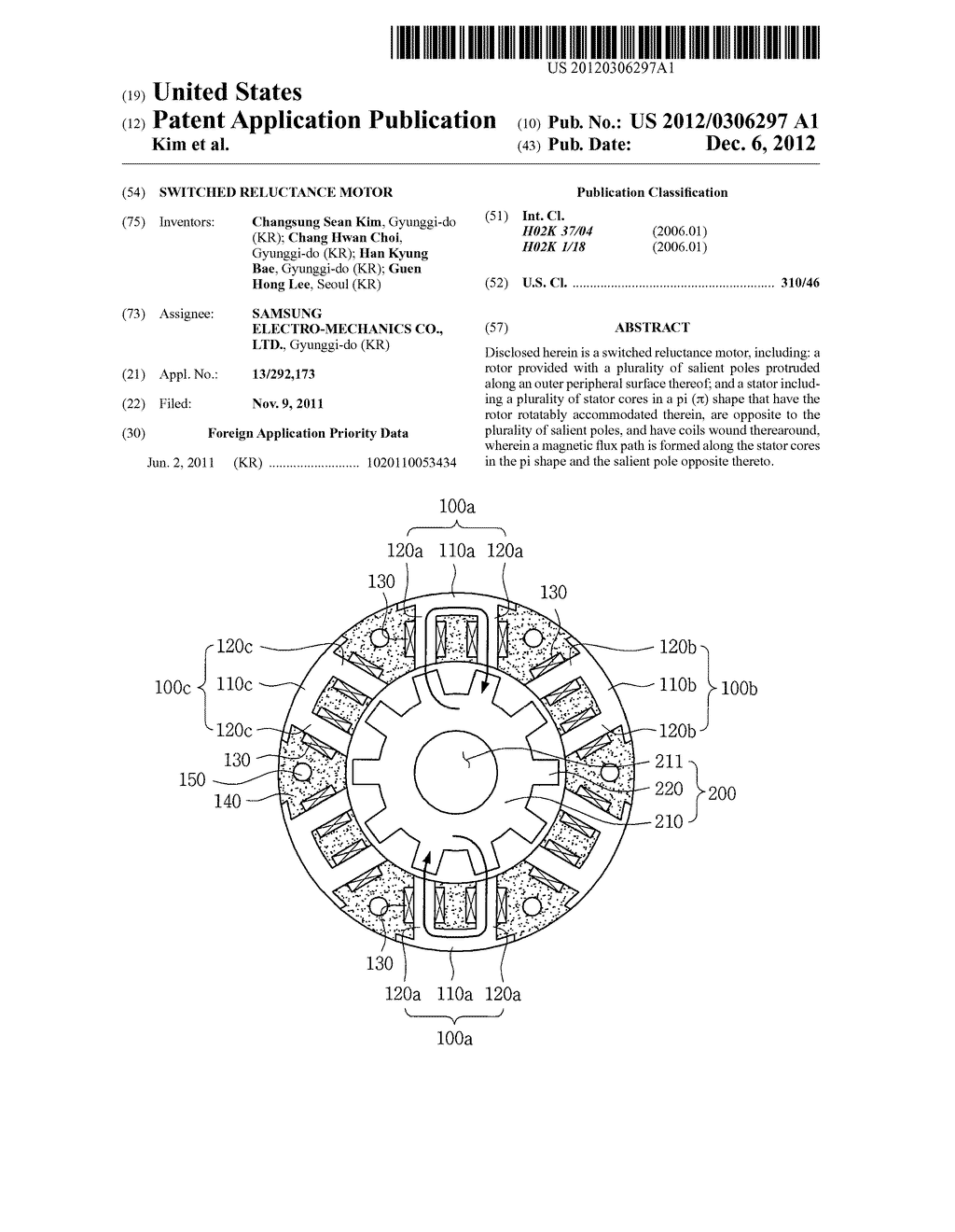 SWITCHED RELUCTANCE MOTOR - diagram, schematic, and image 01