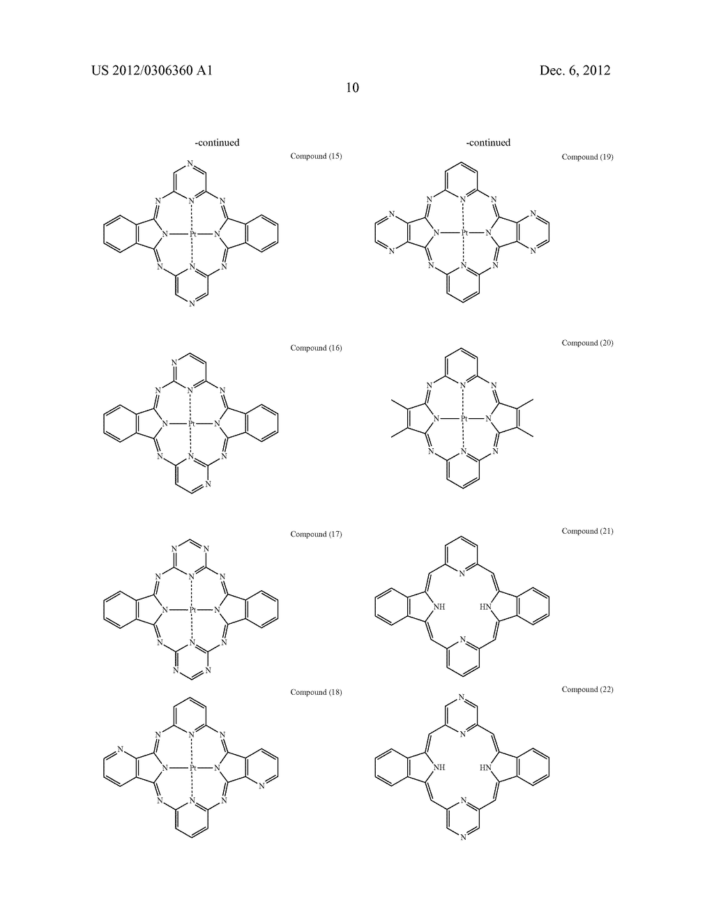 ORGANIC ELECTROLUMINESCENT DEVICE AND PLATINUM COMPOUND - diagram, schematic, and image 11