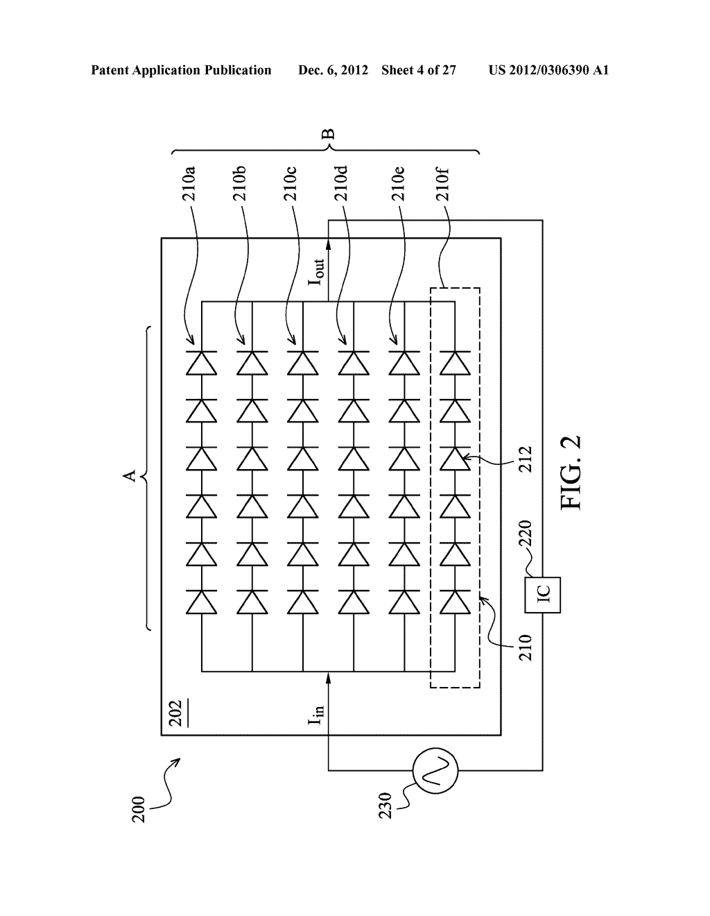 Architecture for Supporting Modulized Full Operation Junction Ultra High     Voltage (UHV) Light Emitting Diode (LED) Device - diagram, schematic, and image 05