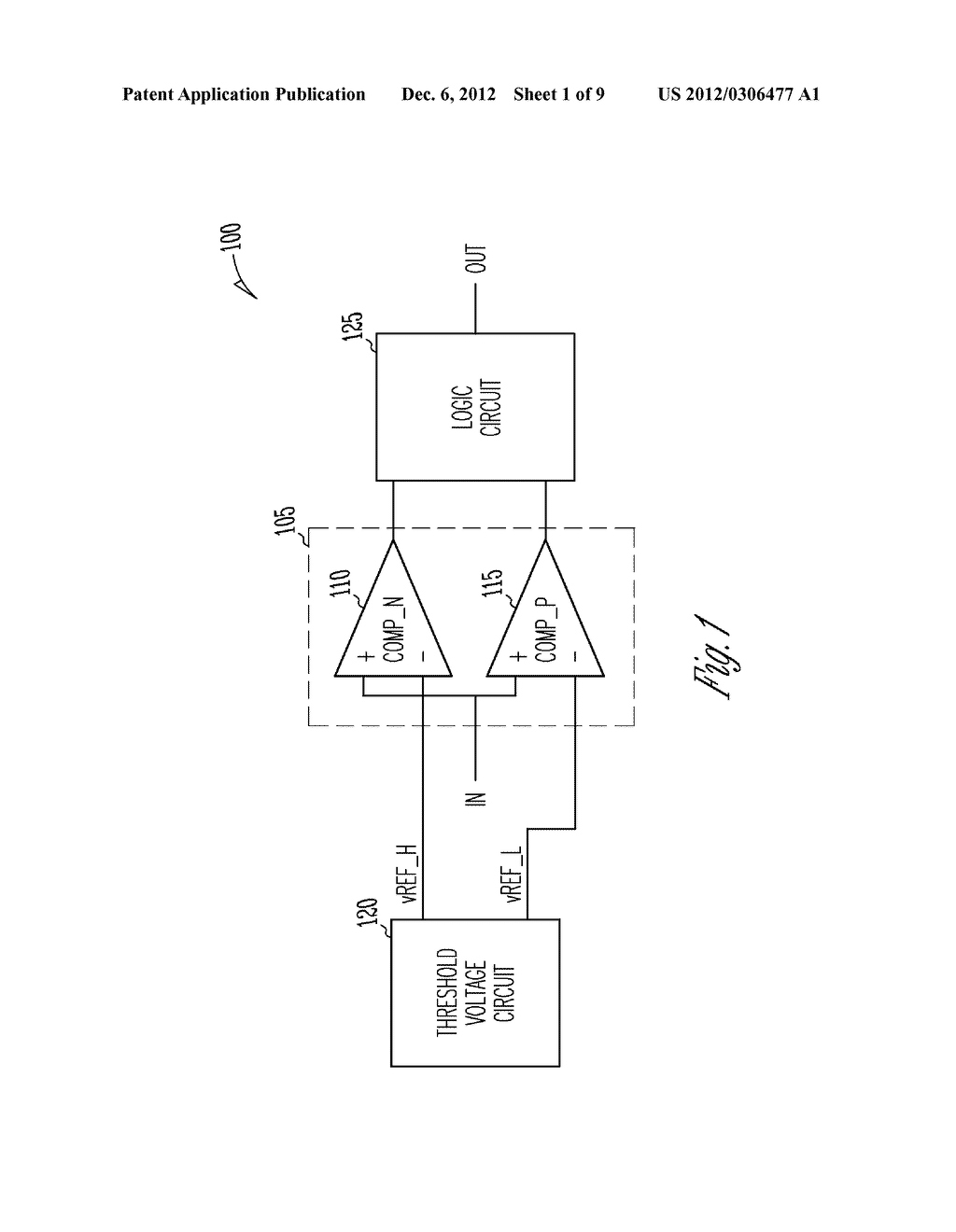 RAIL TO RAIL COMPARATOR WITH WIDE HYSTERESIS AND MEMORY - diagram, schematic, and image 02