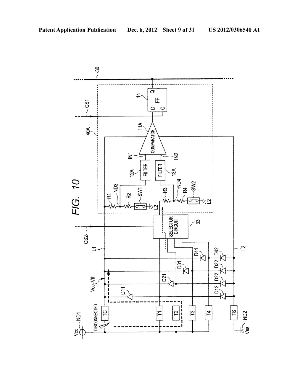SEMICONDUCTOR DEVICE, ELECTRONIC DEVICE, AND METHOD OF TESTING THE     SEMICONDUCTOR DEVICE - diagram, schematic, and image 10