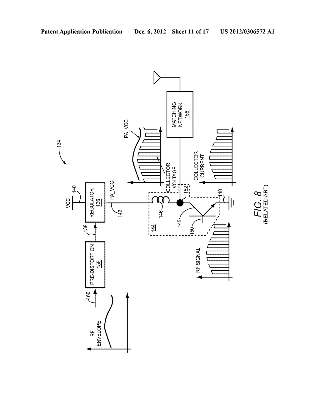 METHOD OF POWER AMPLIFIER CALIBRATION FOR AN ENVELOPE TRACKING SYSTEM - diagram, schematic, and image 12