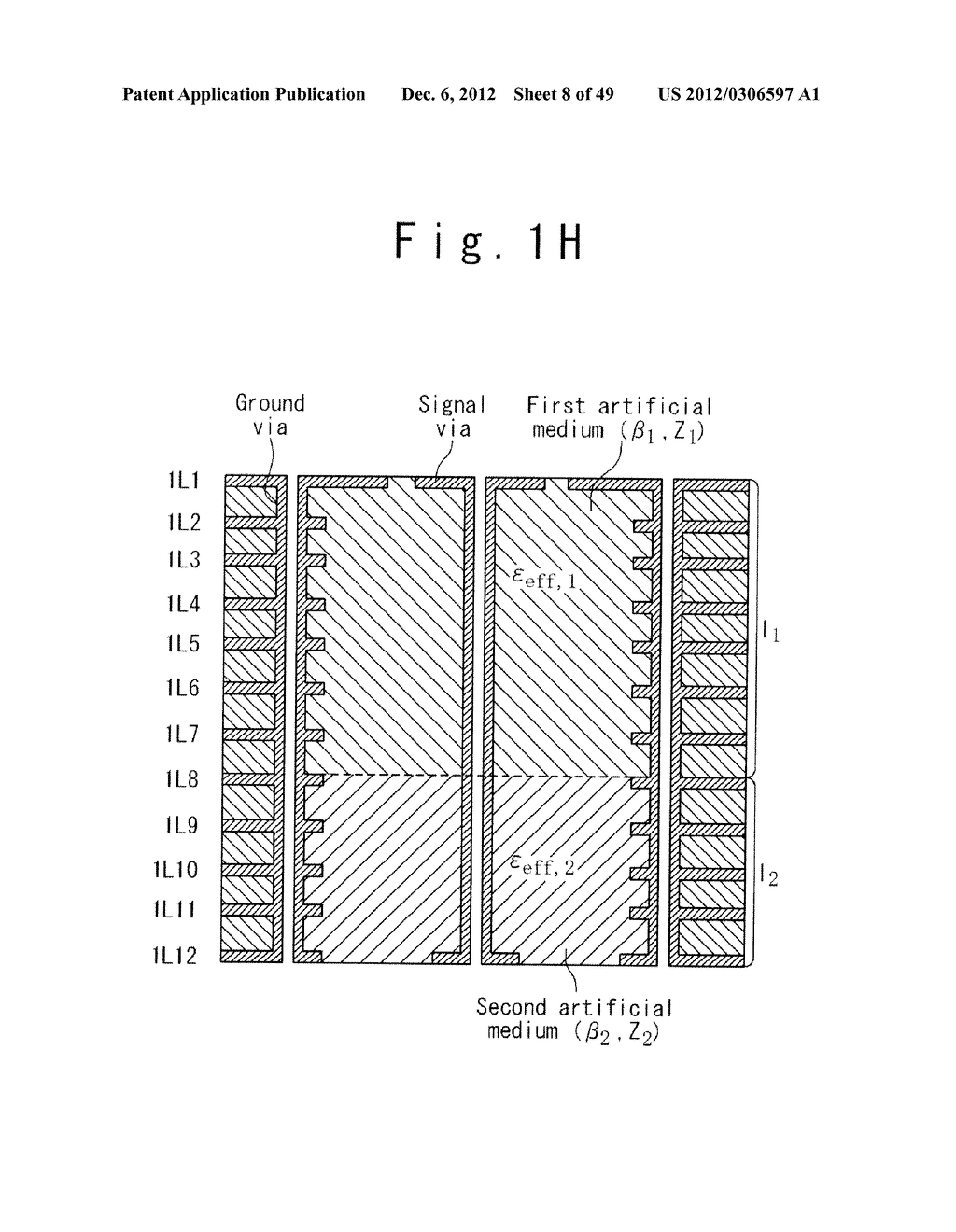 RESONANT VIA STRUCTURES IN MULTILAYER SUBSTRATES AND FILTERS BASED ON     THESE VIA STRUCTURES - diagram, schematic, and image 09