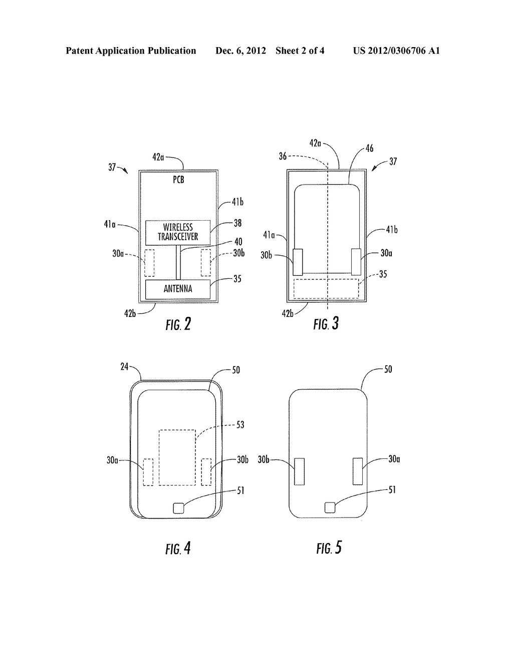 MOBILE WIRELESS COMMUNICATIONS DEVICE INCLUDING AN ELECTRICALLY     CONDUCTIVE, ELECTRICALLY FLOATING ELEMENT AND RELATED METHODS - diagram, schematic, and image 03