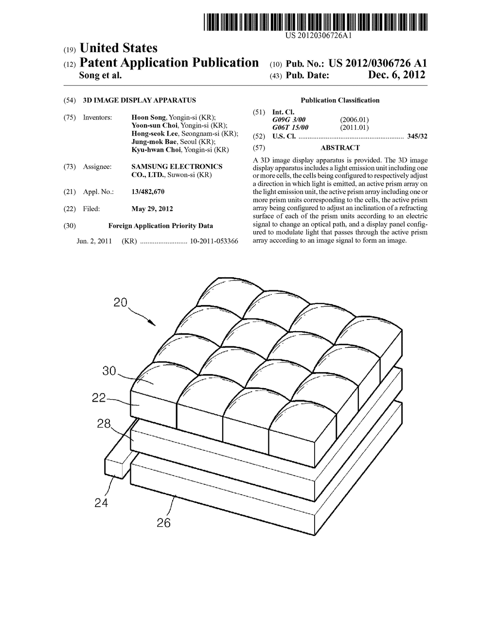 3D IMAGE DISPLAY APPARATUS - diagram, schematic, and image 01