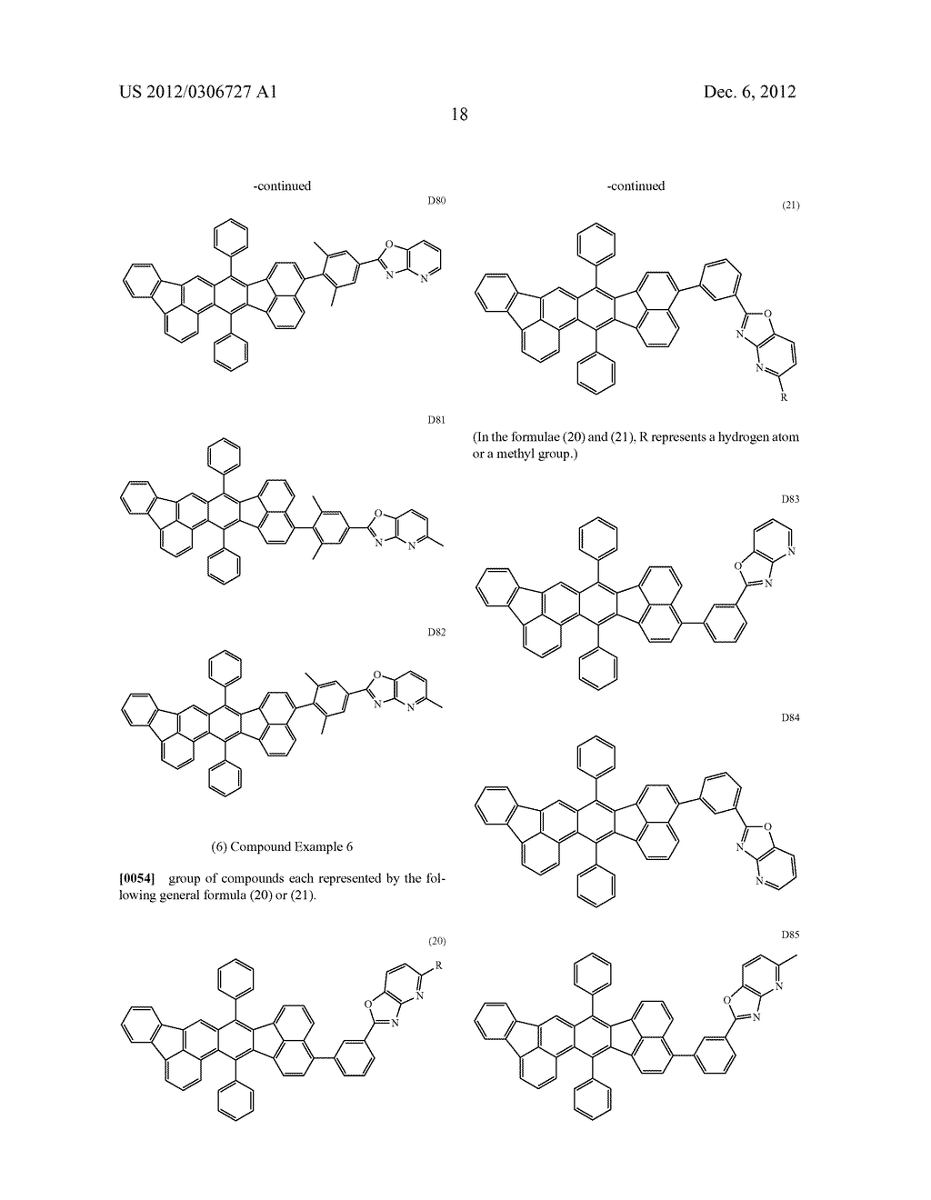 FUSED POLYCYCLIC COMPOUND AND ORGANIC LIGHT-EMITTING DEVICE USING THE     COMPOUND - diagram, schematic, and image 20