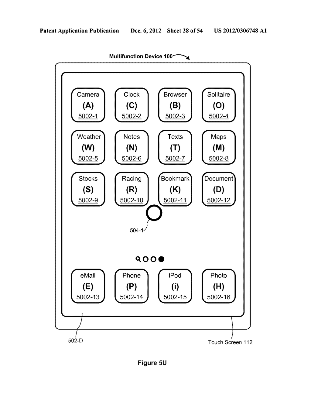 Devices, Methods, and Graphical User Interfaces for Providing Control of a     Touch-Based User Interface Absent Physical Touch Capabilities - diagram, schematic, and image 29