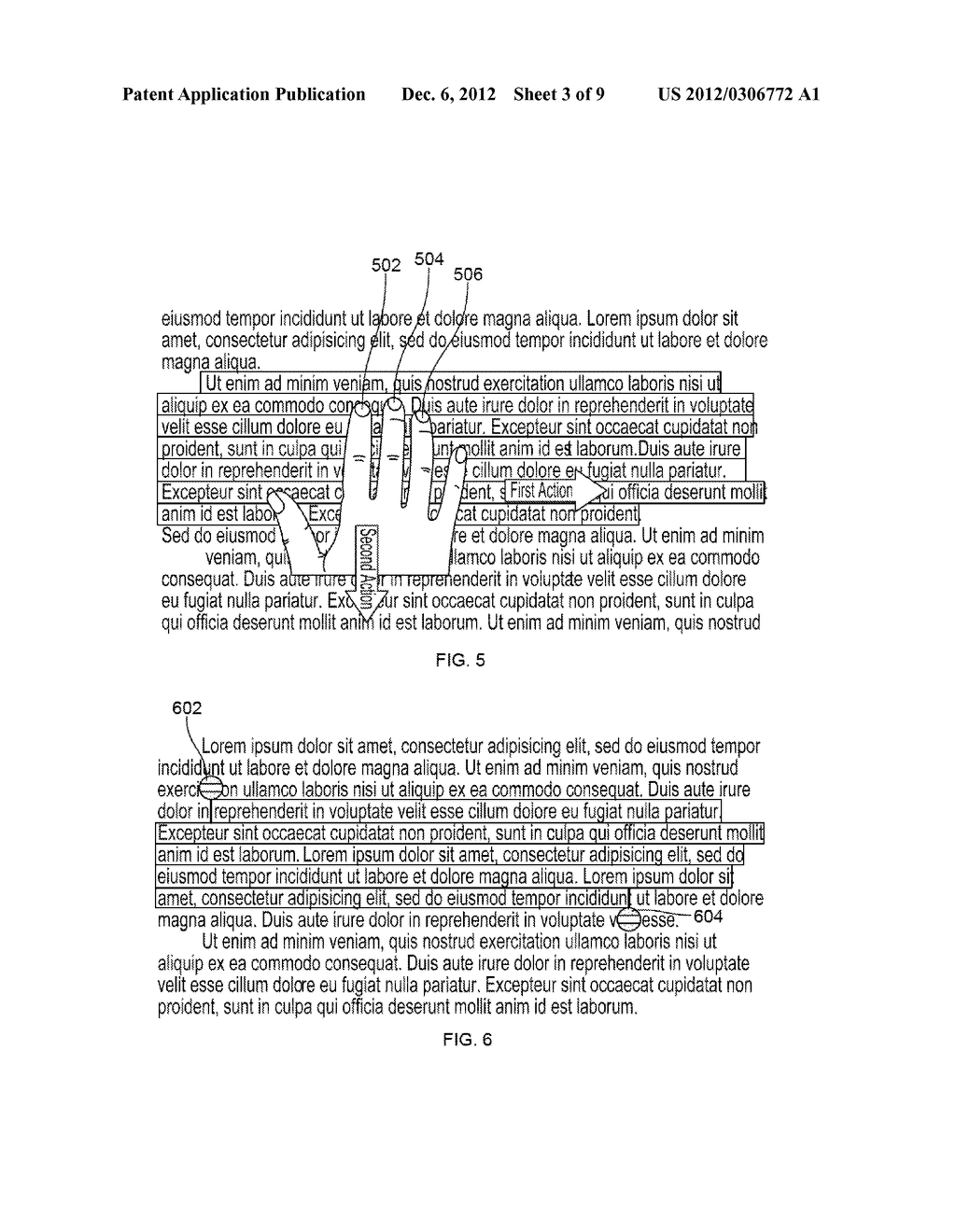 Gestures for Selecting Text - diagram, schematic, and image 04