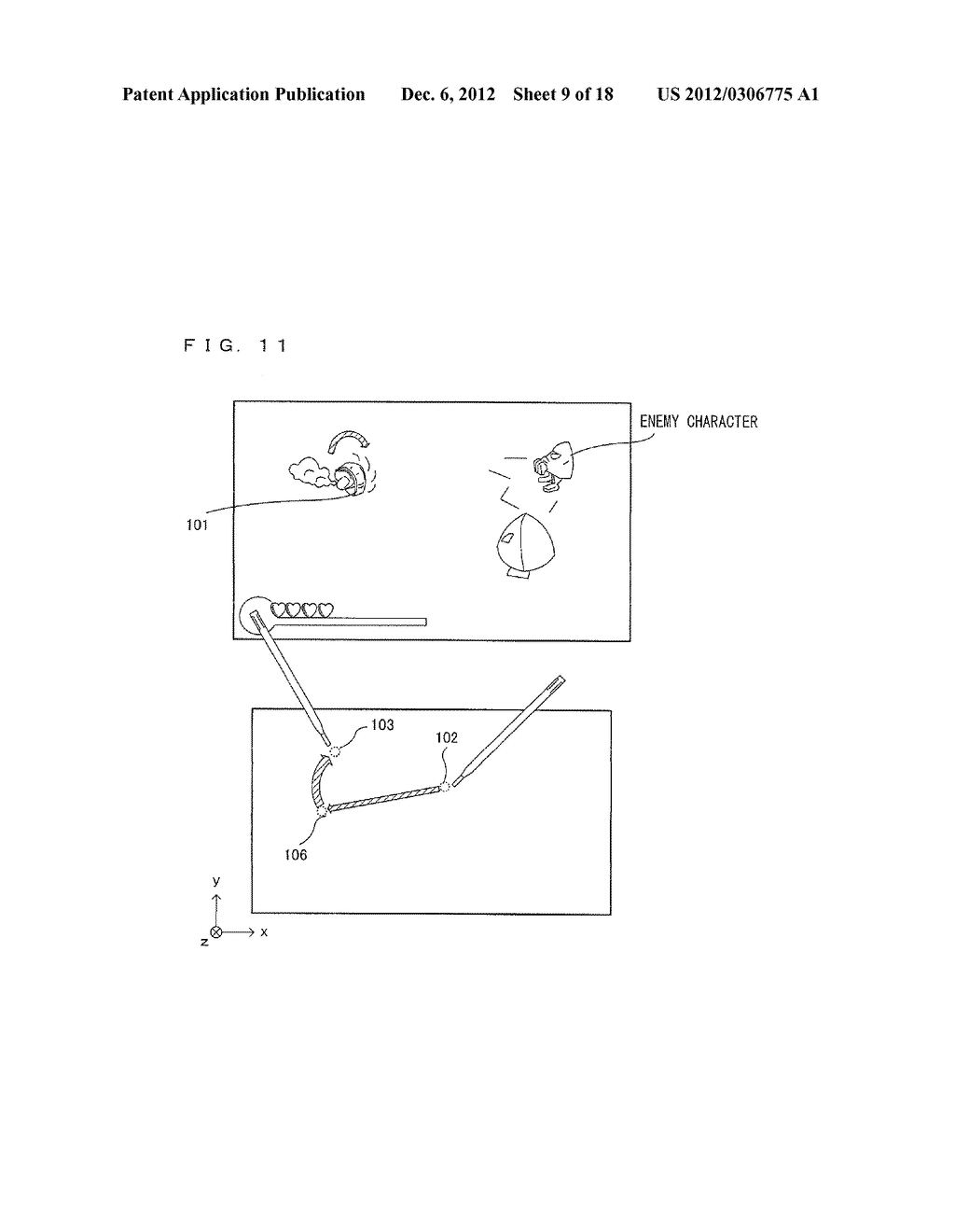 COMPUTER-READABLE STORAGE MEDIUM HAVING STORED THEREON INPUT PROCESSING     PROGRAM, INPUT PROCESSING APPARATUS, INPUT PROCESSING METHOD, AND INPUT     PROCESSING SYSTEM - diagram, schematic, and image 10