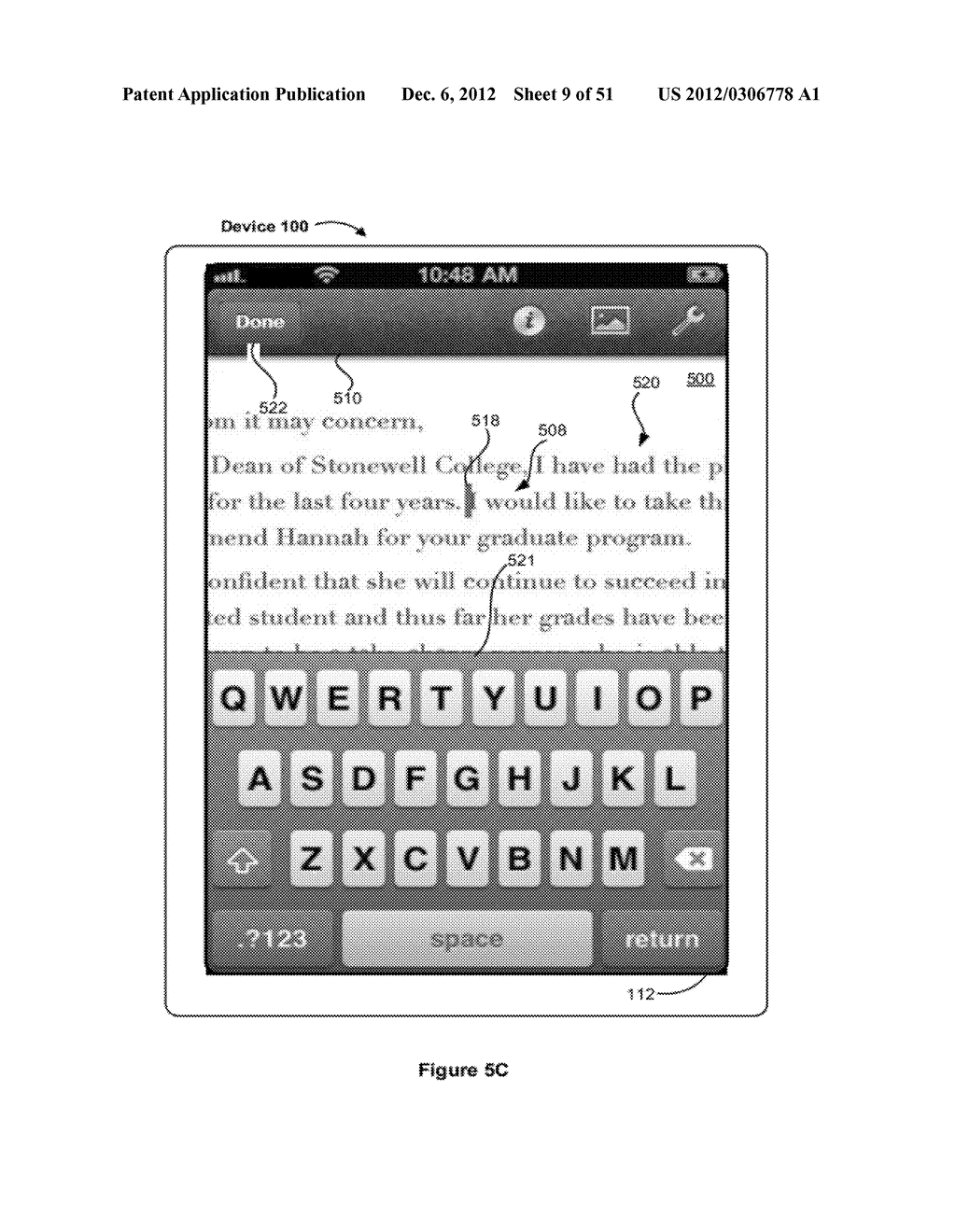 Devices, Methods, and Graphical User Interfaces for Document Manipulation - diagram, schematic, and image 10