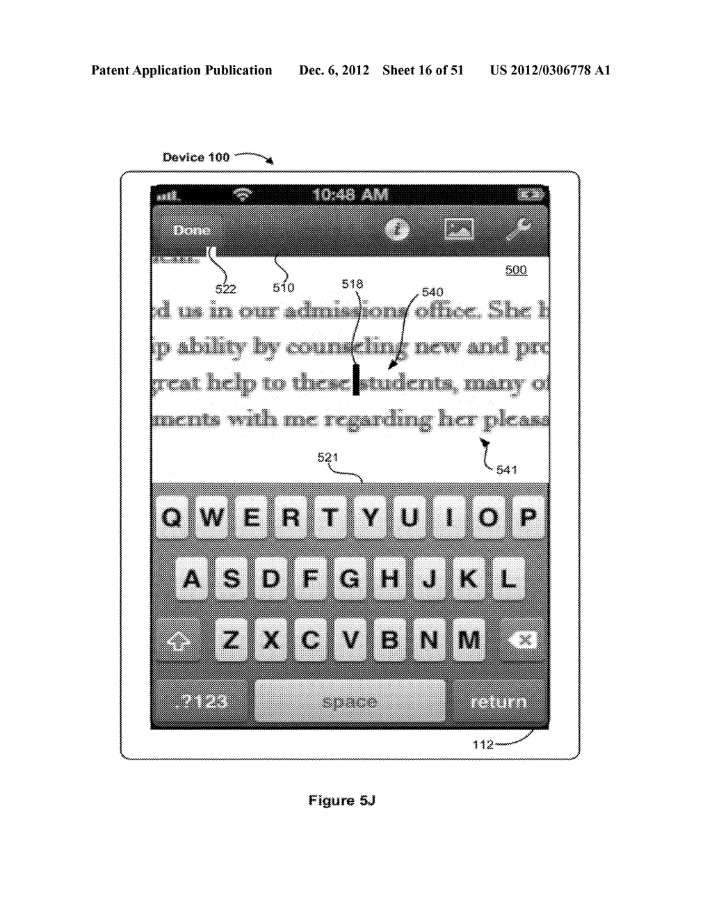 Devices, Methods, and Graphical User Interfaces for Document Manipulation - diagram, schematic, and image 17