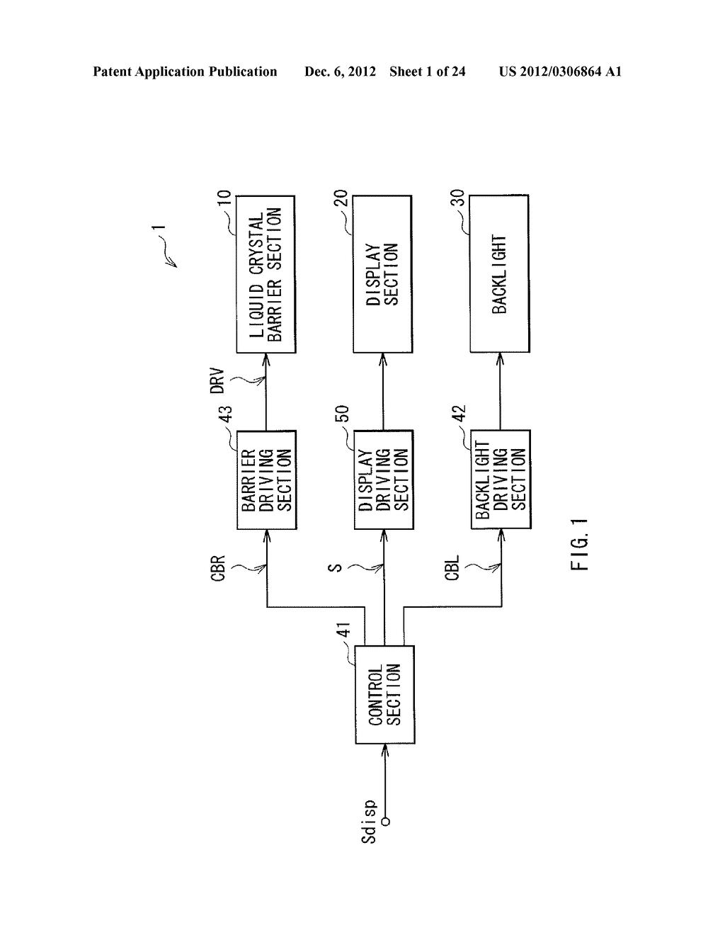 DISPLAY DEVICE, BARRIER DEVICE, AND METHOD OF MANUFACTURING BARRIER DEVICE - diagram, schematic, and image 02