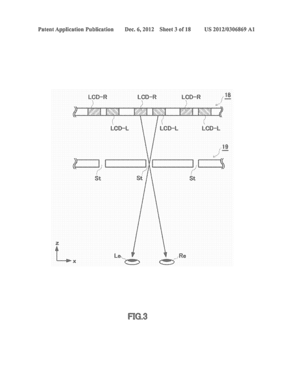 GAME DEVICE, IMAGE DISPLAY DEVICE, STEREOSCOPIC IMAGE DISPLAY METHOD AND     COMPUTER-READABLE NON-VOLATILE INFORMATION RECORDING MEDIUM STORING     PROGRAM - diagram, schematic, and image 04