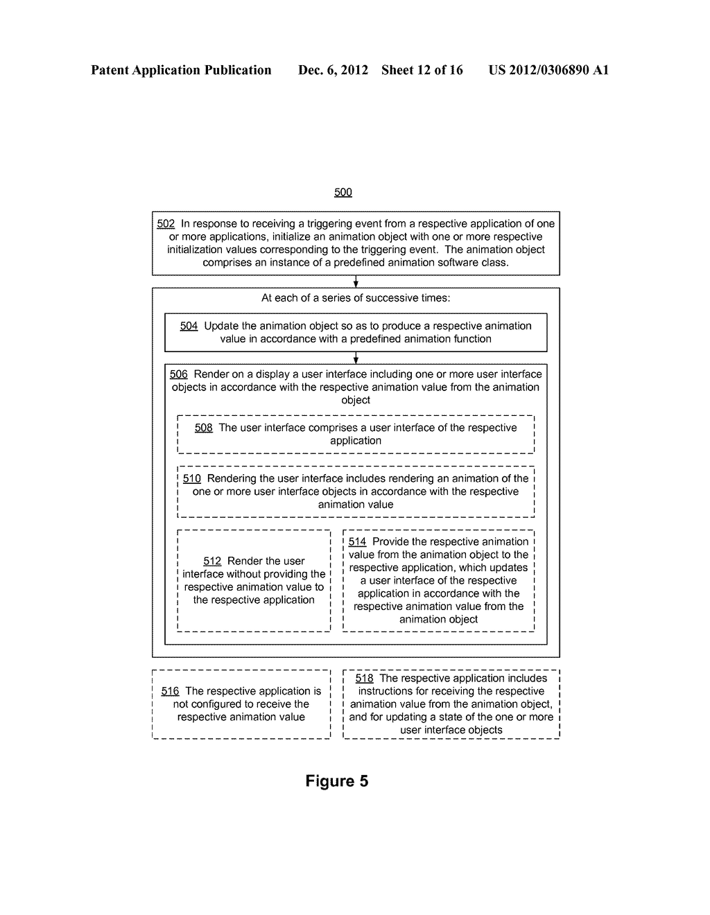 Device and Method for Dynamically Rendering an Animation - diagram, schematic, and image 13