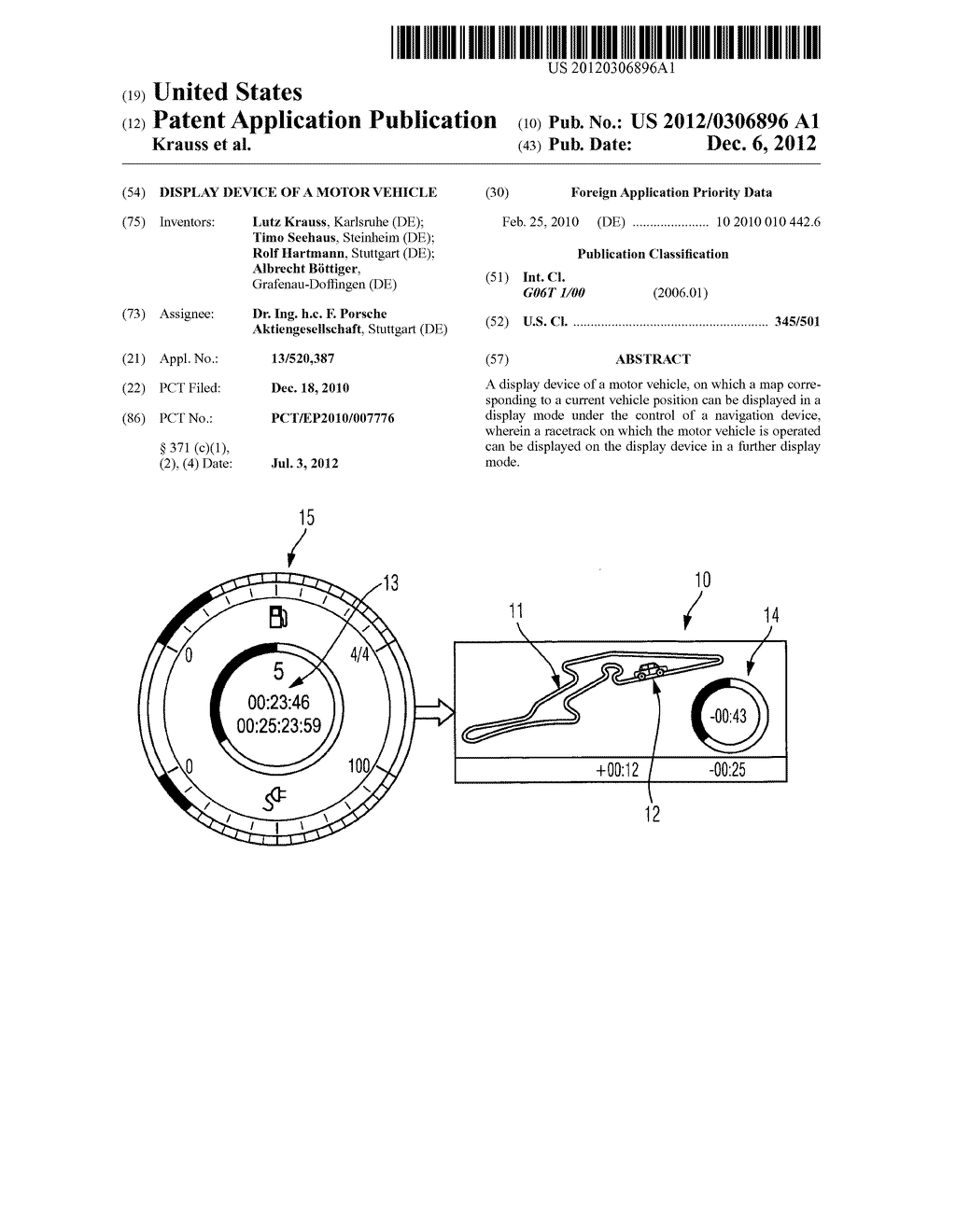 DISPLAY DEVICE OF A MOTOR VEHICLE - diagram, schematic, and image 01