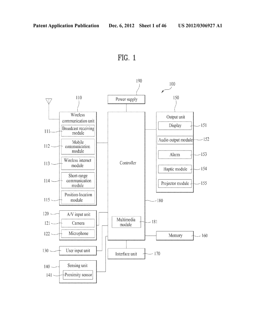 MOBILE TERMINAL AND DISPLAY CONTROLLING METHOD THEREOF - diagram, schematic, and image 02