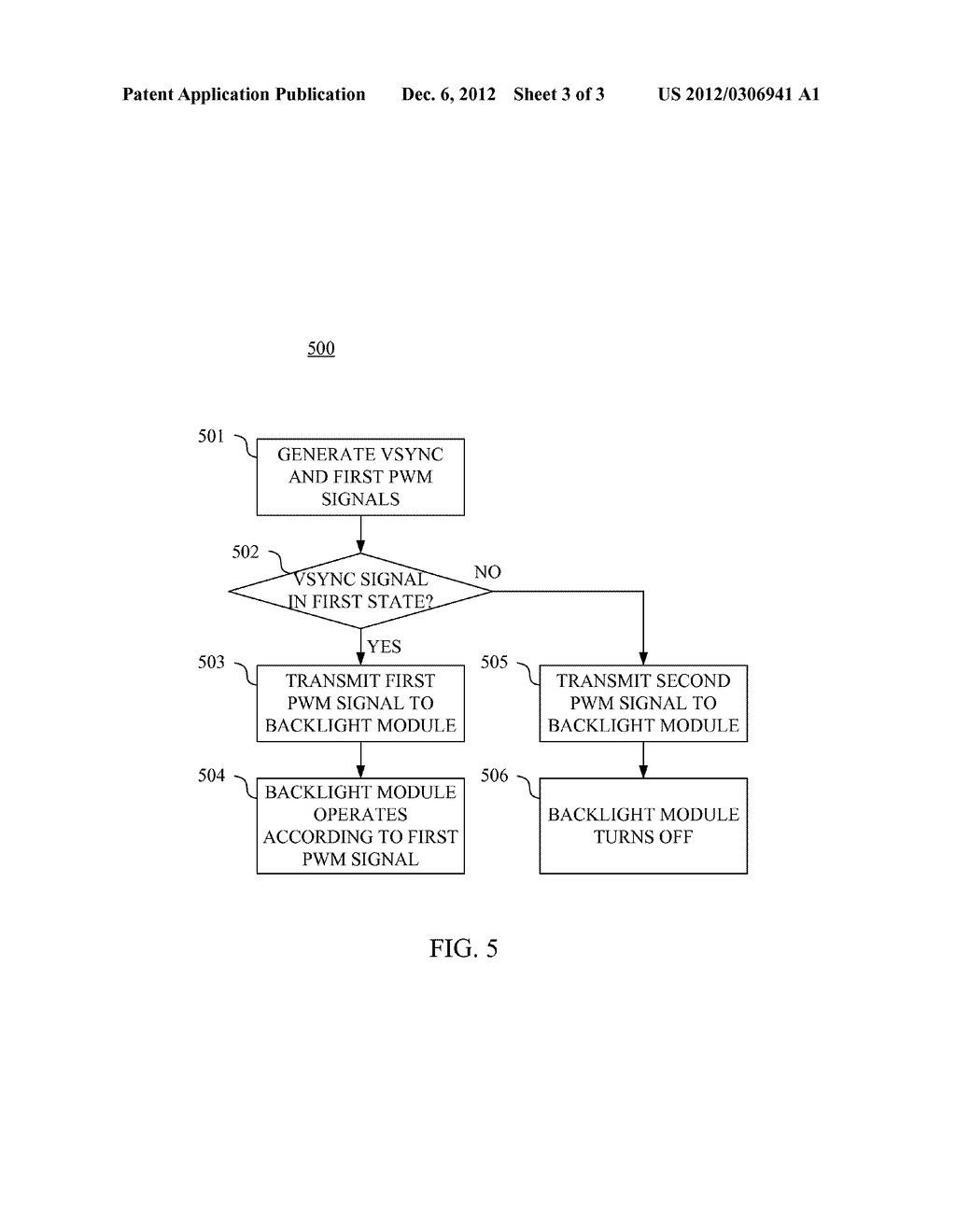 Method and Device for Controlling Signal-Processing of the Backlight     Module of the Display Device - diagram, schematic, and image 04