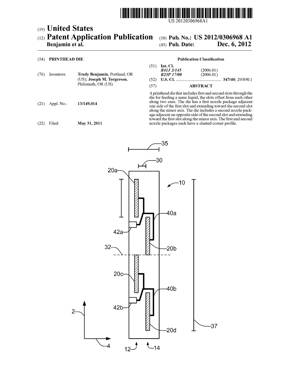 PRINTHEAD DIE - diagram, schematic, and image 01