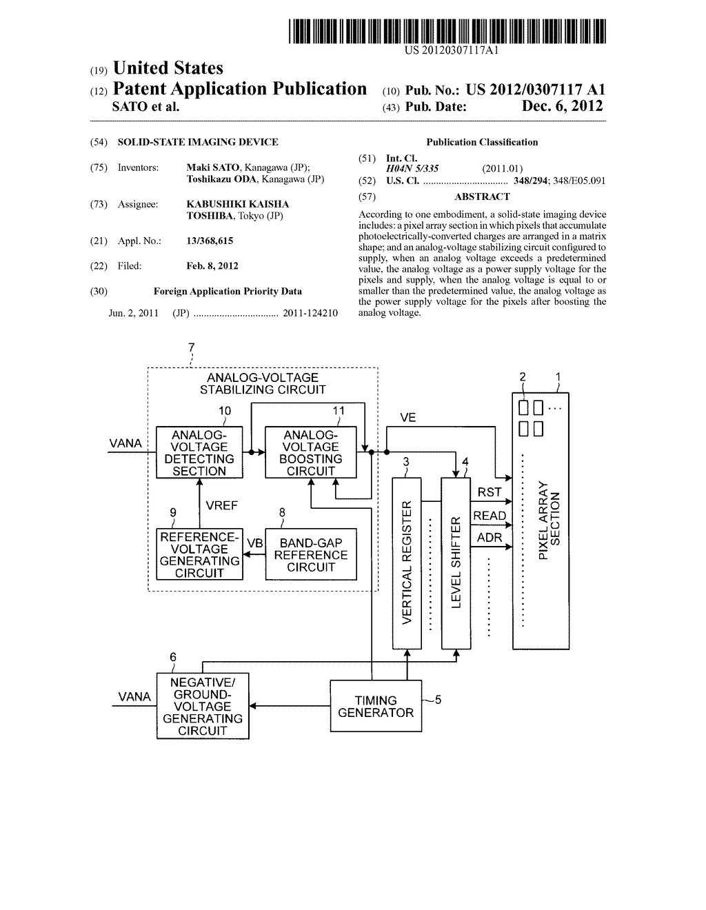 SOLID-STATE IMAGING DEVICE - diagram, schematic, and image 01