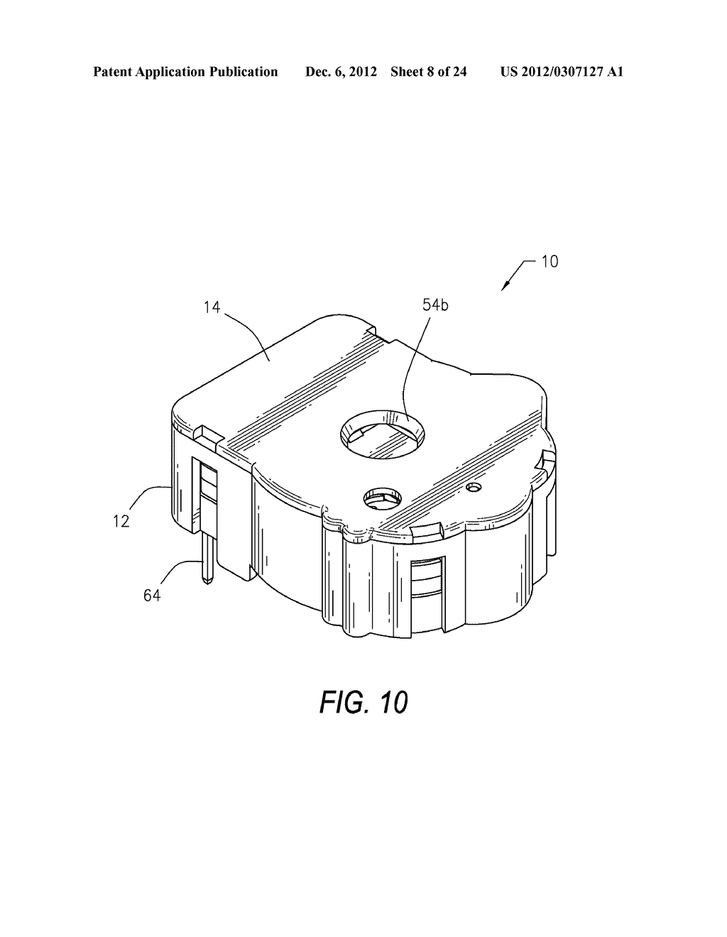 GAME CAMERA HAVING AN ELECTROMECHANICAL DEVICE FOR SWITCHING AN OPTICAL     LENS FILTER - diagram, schematic, and image 09