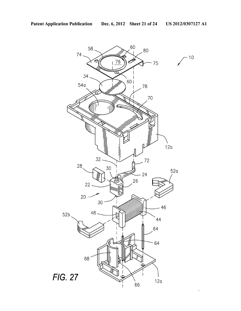 GAME CAMERA HAVING AN ELECTROMECHANICAL DEVICE FOR SWITCHING AN OPTICAL     LENS FILTER - diagram, schematic, and image 22