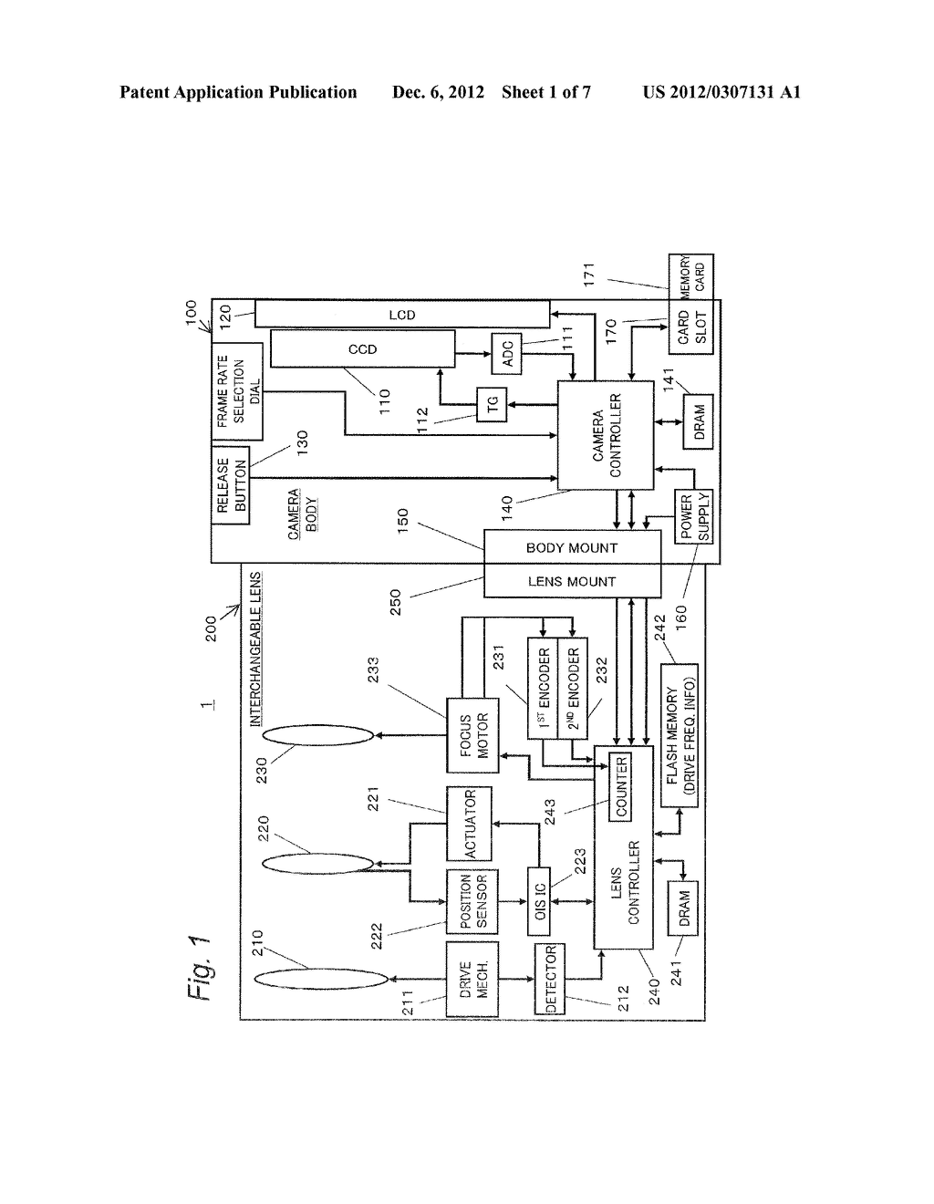 INTERCHANGEABLE LENS, CAMERA BODY, AND CAMERA SYSTEM - diagram, schematic, and image 02