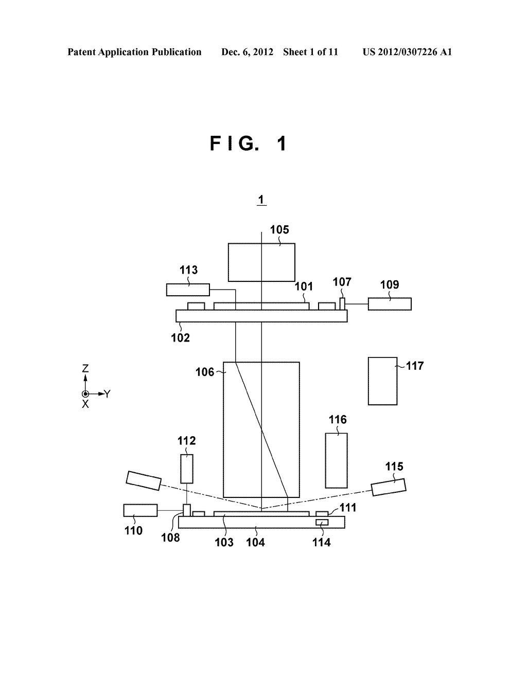 DETECTION APPARATUS, EXPOSURE APPARATUS, DEVICE FABRICATION METHOD AND     FILTER - diagram, schematic, and image 02