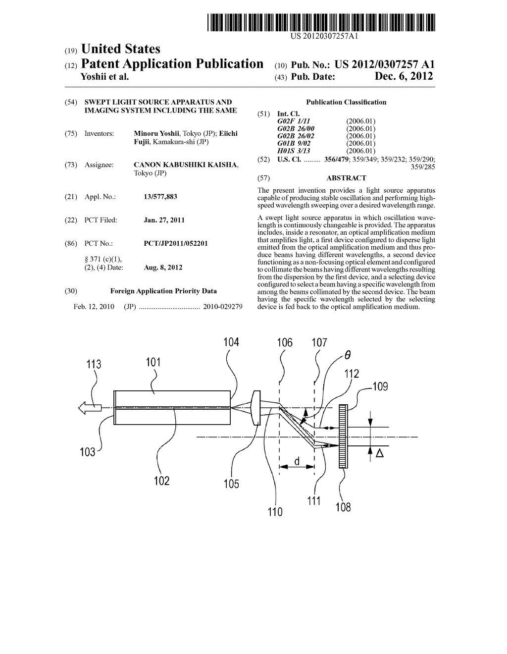 SWEPT LIGHT SOURCE APPARATUS AND IMAGING SYSTEM INCLUDING THE SAME - diagram, schematic, and image 01