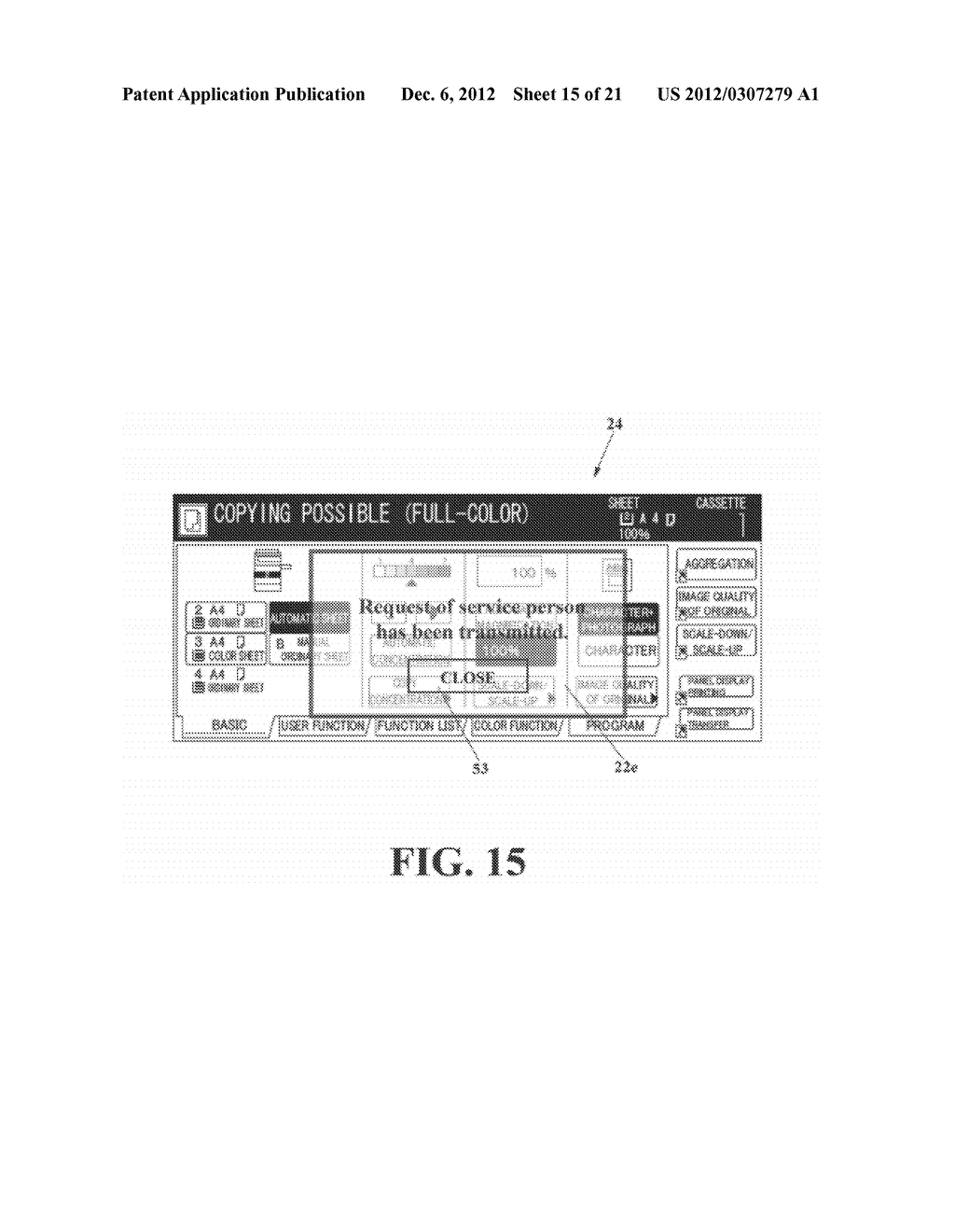 Image Forming Apparatus Displaying Information that is Received from an     External Device and is Directed to a User - diagram, schematic, and image 16