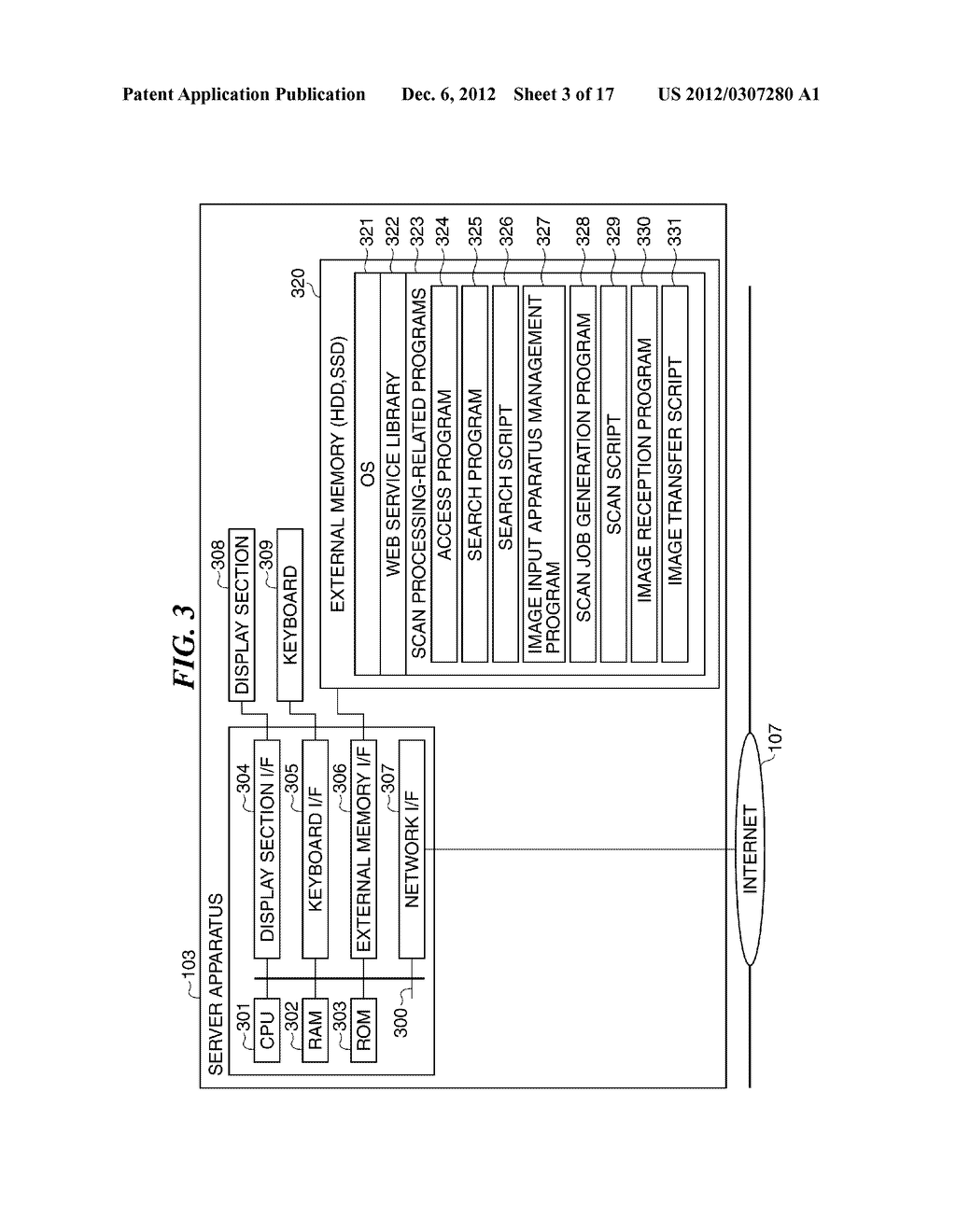 IMAGE PROCESSING SYSTEM THAT TRANSFERS IMAGE DATA TO SERVER APPARATUS,     INFORMATION PROCESSING APPARATUS, METHOD OF CONTROLLING THE INFORMATION     PROCESSING APPARATUS, AND STORAGE MEDIUM - diagram, schematic, and image 04