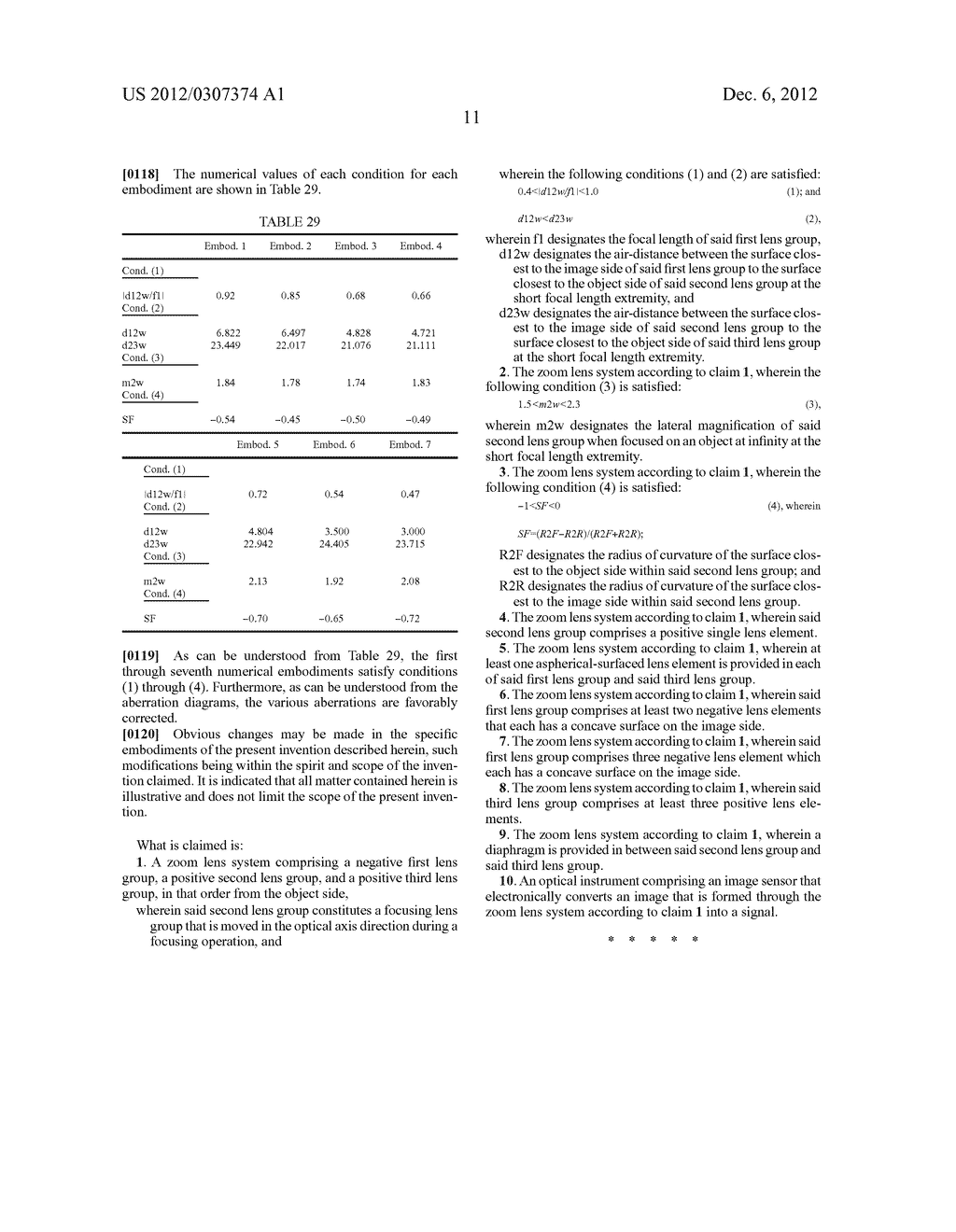 ZOOM LENS SYSTEM AND OPTICAL INSTRUMENT USING THE SAME - diagram, schematic, and image 41