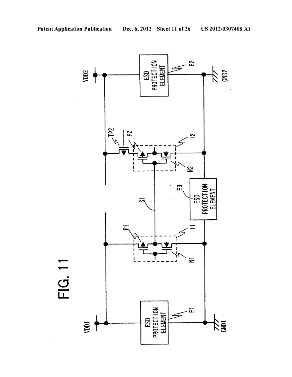 SEMICONDUCTOR DEVICE WITH A PLURALITY OF POWER SUPPLY SYSTEMS - diagram, schematic, and image 12