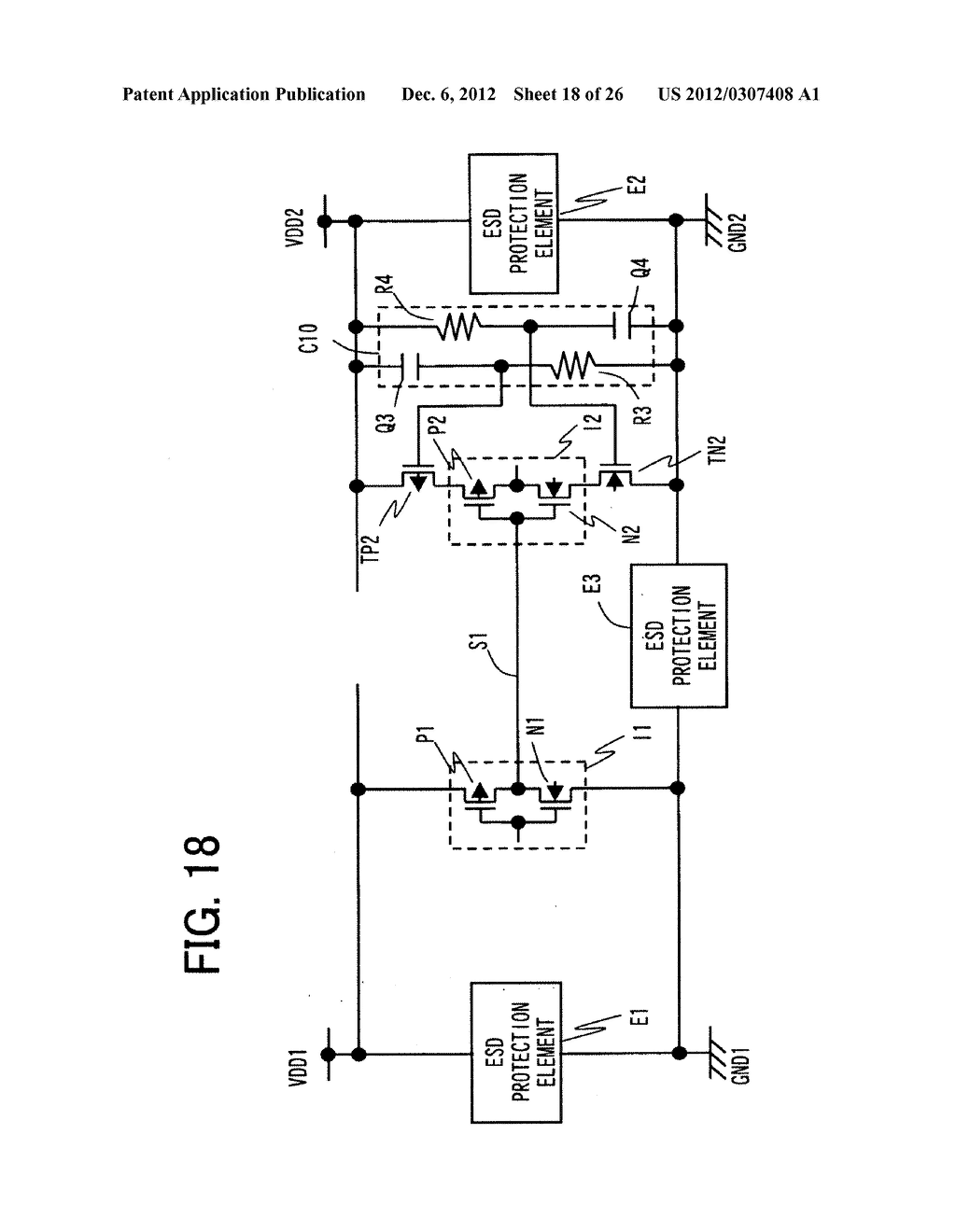 SEMICONDUCTOR DEVICE WITH A PLURALITY OF POWER SUPPLY SYSTEMS - diagram, schematic, and image 19