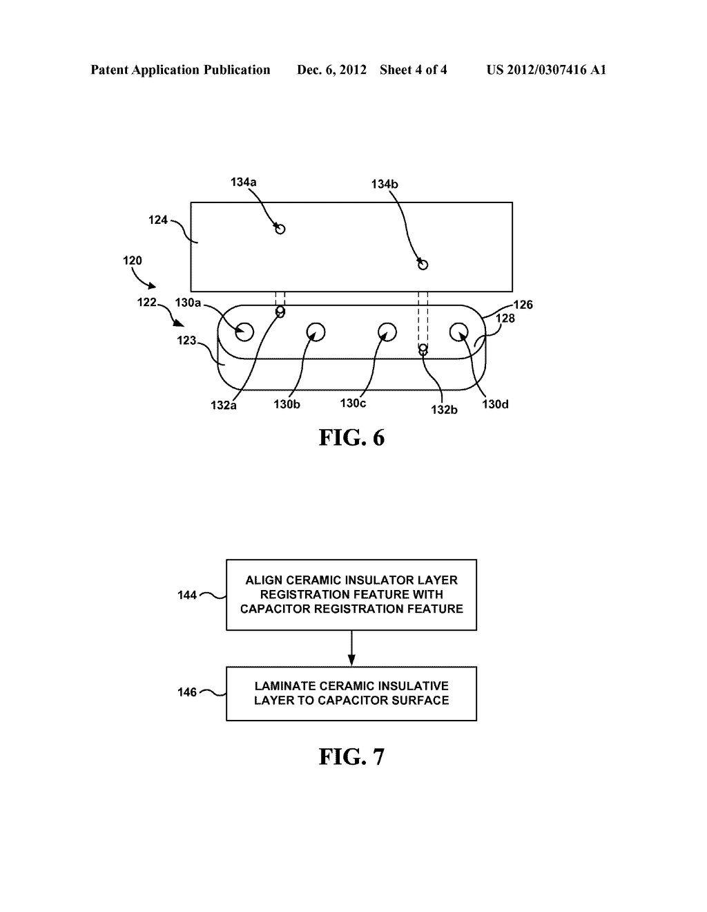 CAPACITOR INCLUDING REGISTRATION FEATURE FOR ALIGNING AN INSULATOR LAYER - diagram, schematic, and image 05