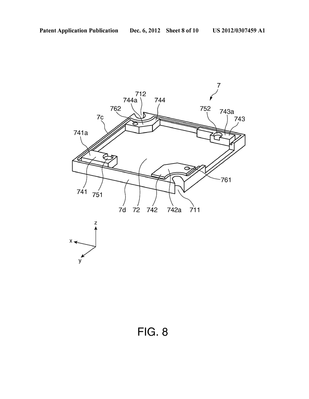 MAINTAINING MEMBER, MODULE, AND ELECTRONIC APPARATUS - diagram, schematic, and image 09