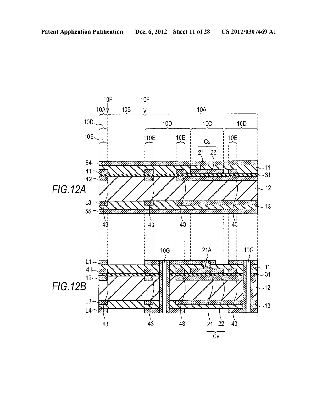 MULTILAYER WIRING BOARD, MANUFACTURING METHOD THEREOF, AND SEMICONDUCTOR     DEVICE - diagram, schematic, and image 12