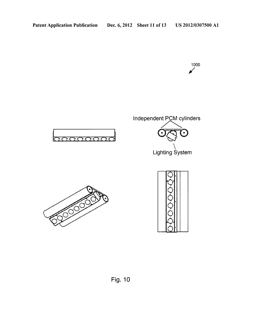 LED LAMP ASSEMBLY WITH THERMAL MANAGEMENT SYSTEM - diagram, schematic, and image 12