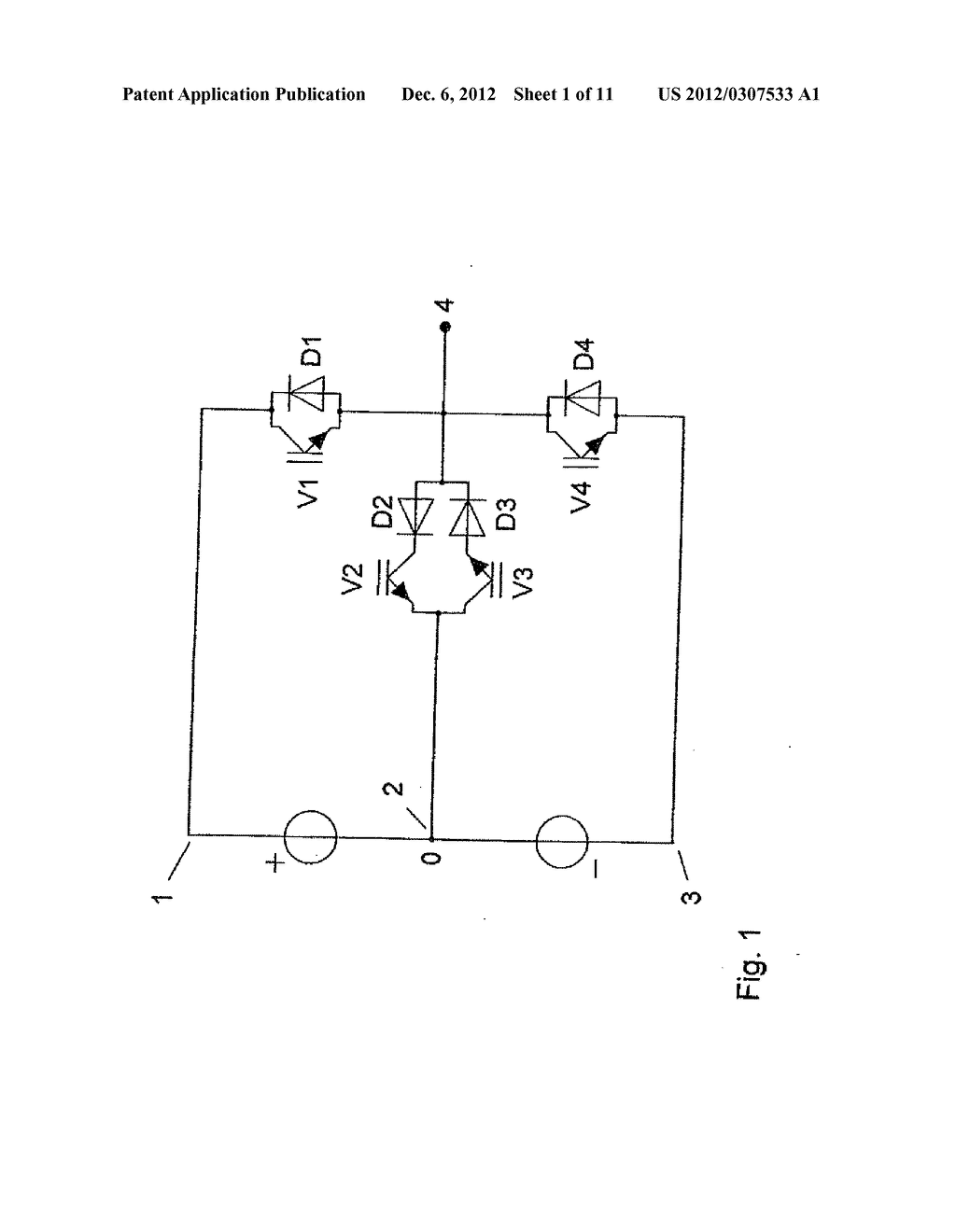3-LEVEL PULSE WIDTH MODULATION INVERTER WITH SNUBBER CIRCUIT - diagram, schematic, and image 02