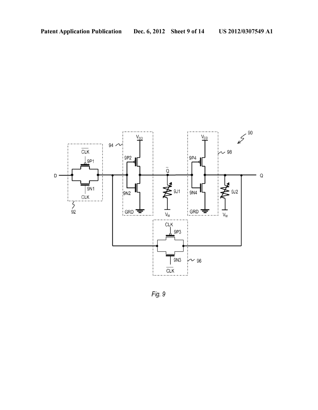 Nonvolatile Latch Circuit - diagram, schematic, and image 10