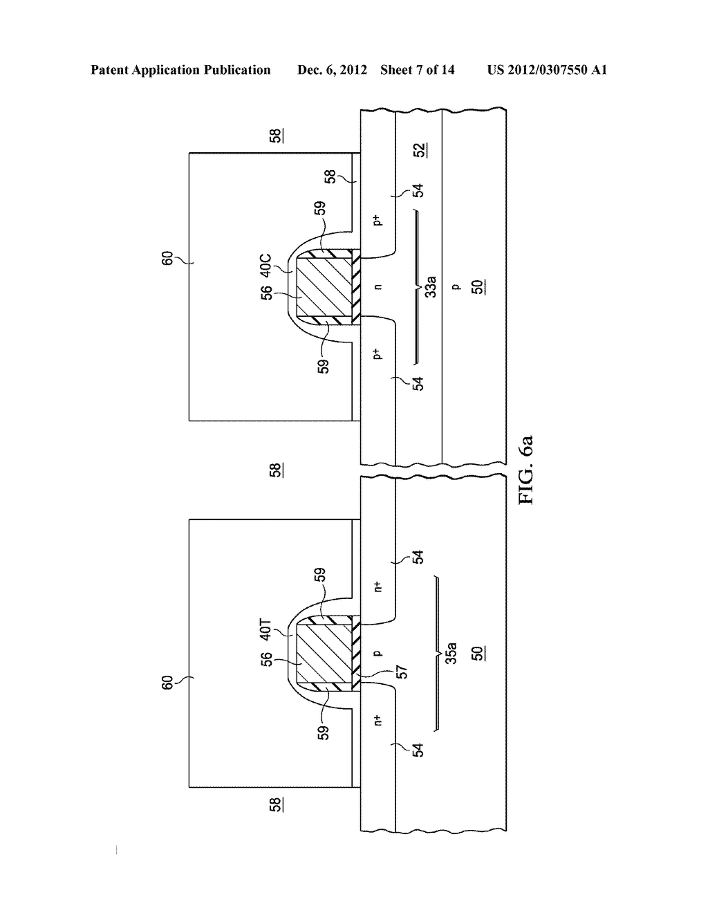 Asymmetric Static Random Access Memory Cell with Dual Stress Liner - diagram, schematic, and image 08