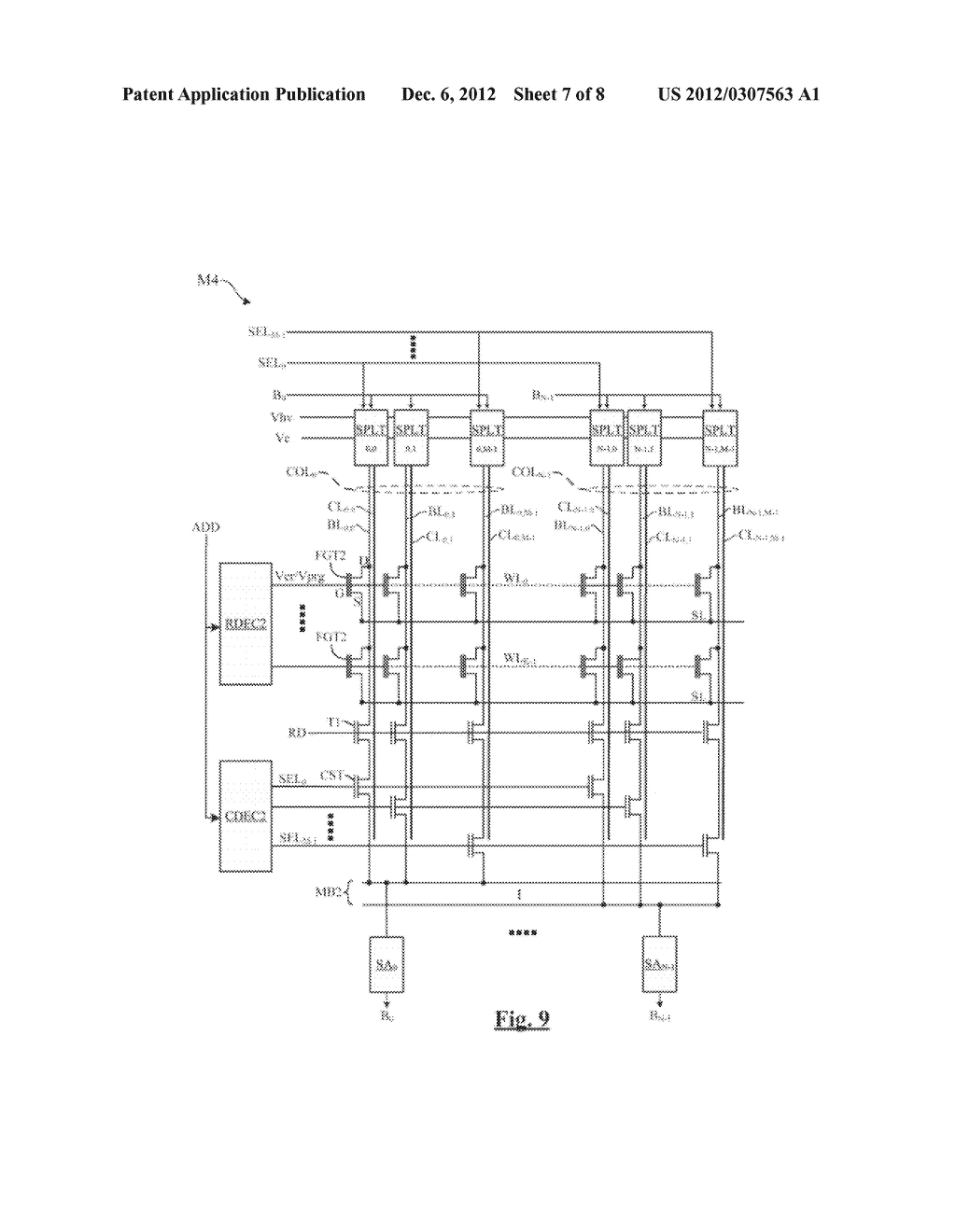 NONVOLATILE MEMORY WITH BITLINE CAPACITIVE COUPLING COMPENSATION - diagram, schematic, and image 08