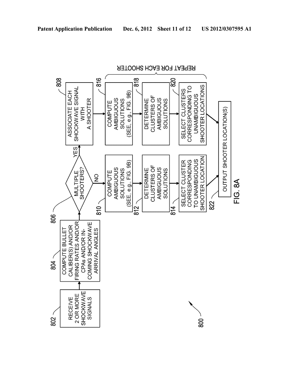 SYSTEMS AND METHODS FOR DISAMBIGUATING SHOOTER LOCATIONS WITH     SHOCKWAVE-ONLY LOCATION - diagram, schematic, and image 12