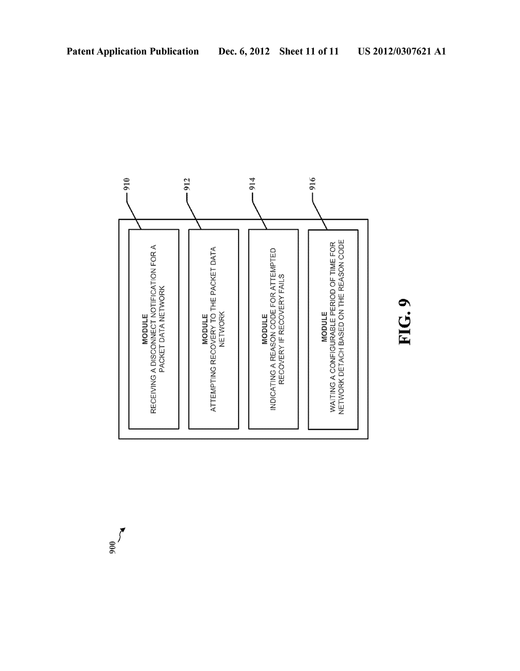 SYSTEM, APPARATUS, AND METHOD FOR REDUCING RECOVERY FAILURE DELAY IN     WIRELESS COMMUNICATION SYSTEMS - diagram, schematic, and image 12