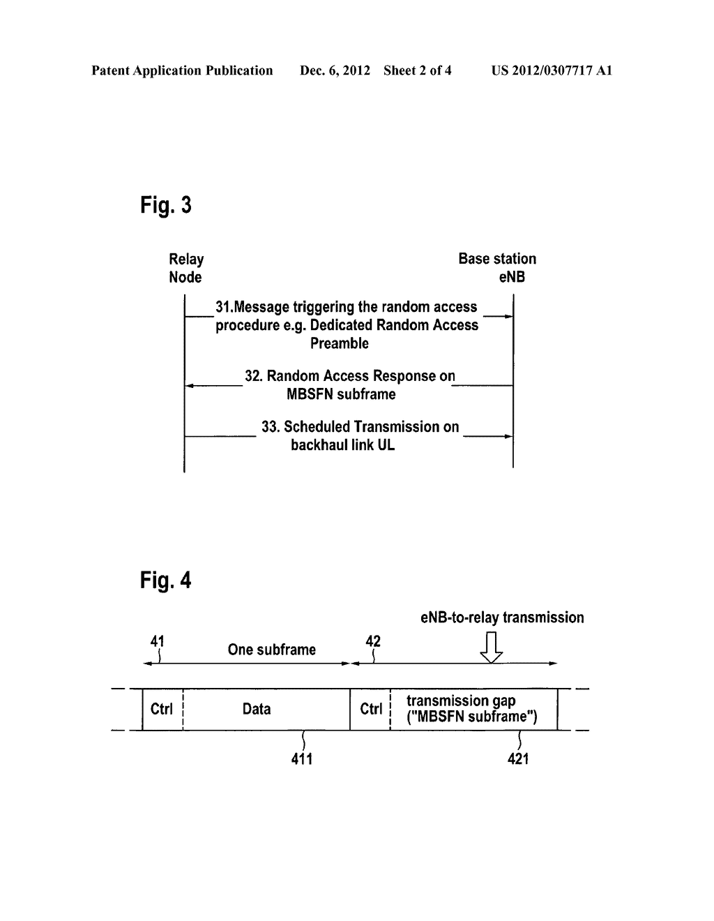 METHOD FOR PERFORMING A RANDOM ACCESS PROCEDURE BY A RELAY NODE IN A     WIRELESS OR RADIO COMMUNICATION NETWORK, CORRESPONDING RELAY NODE AND     BASE STATION - diagram, schematic, and image 03