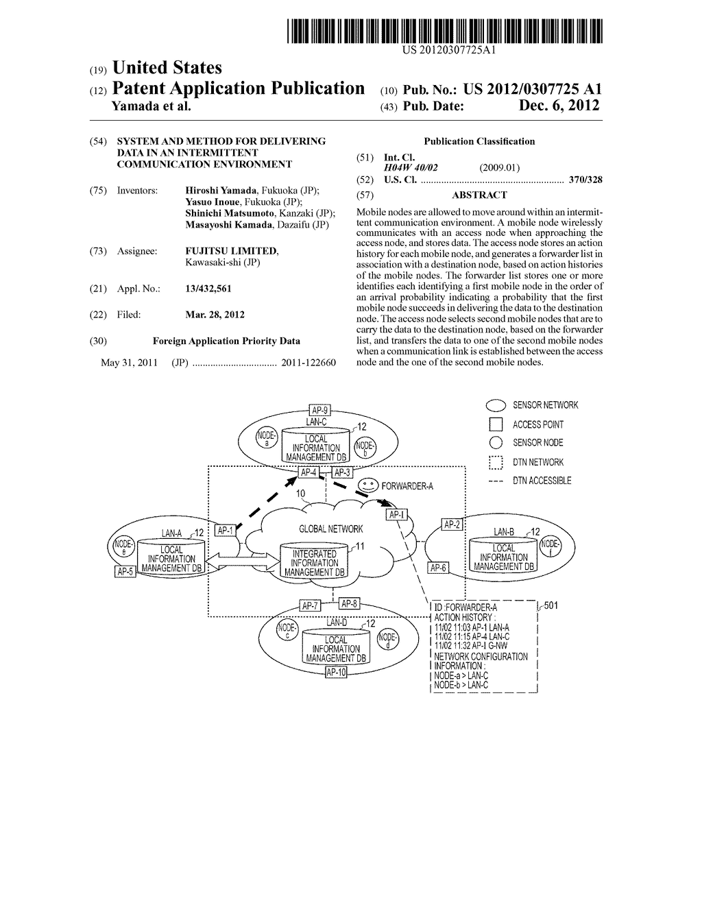 SYSTEM AND METHOD FOR DELIVERING DATA IN AN INTERMITTENT COMMUNICATION     ENVIRONMENT - diagram, schematic, and image 01