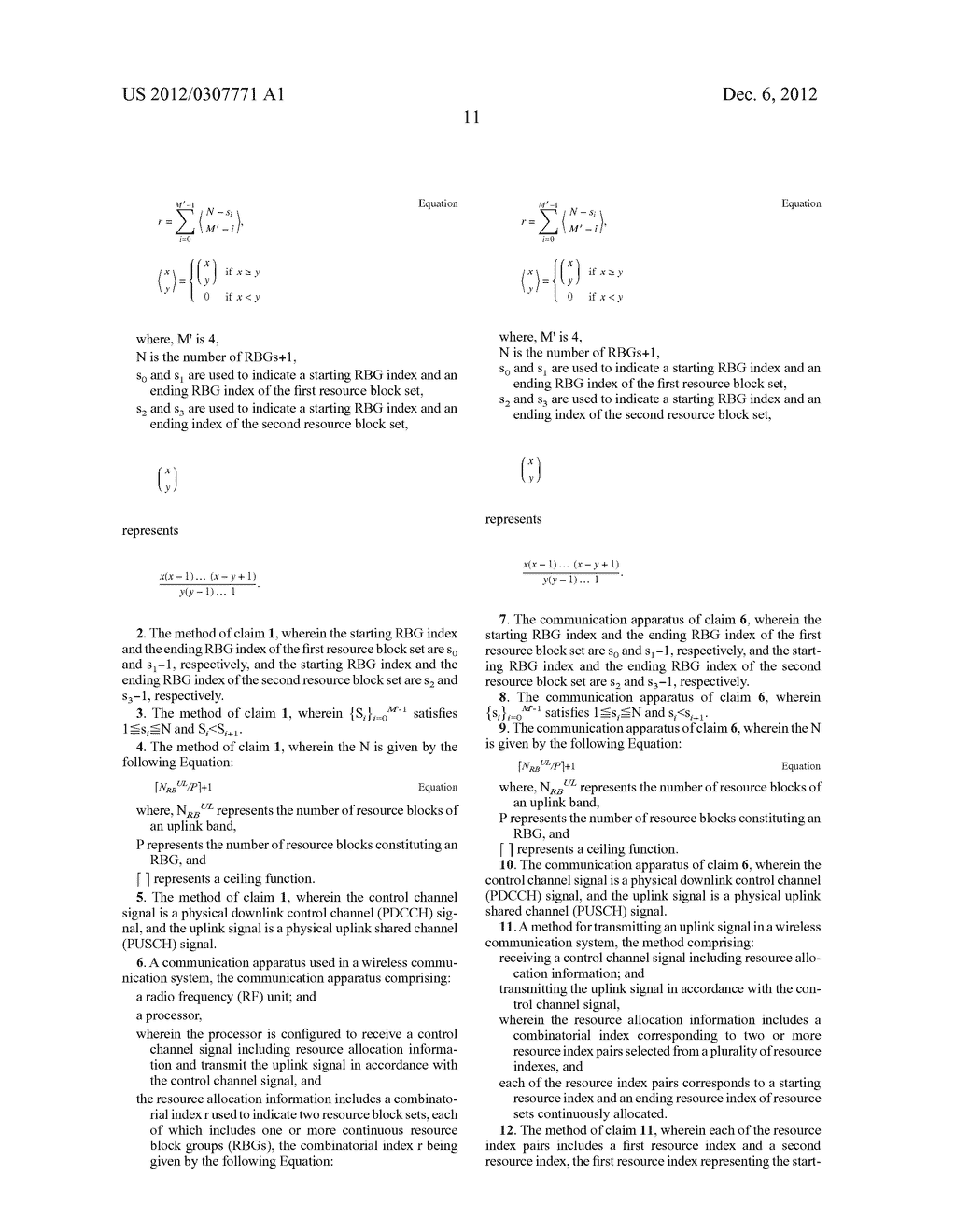 METHOD AND APPARATUS FOR ALLOCATION OF DISCONTINUOUS UPLINK RESOURCE - diagram, schematic, and image 32